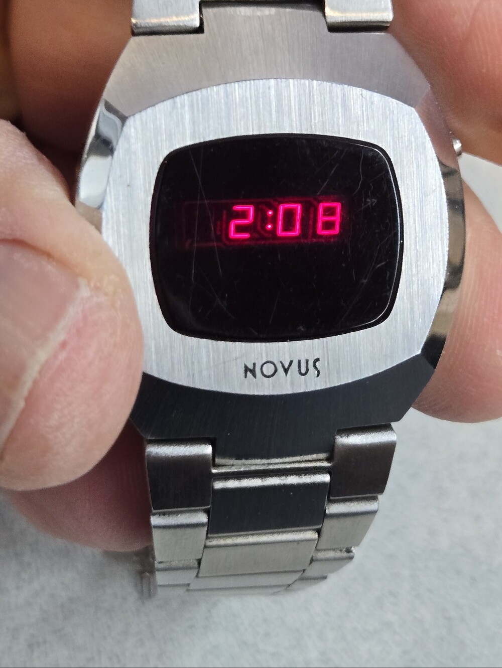 Vintage Novus LED Digital Watch
